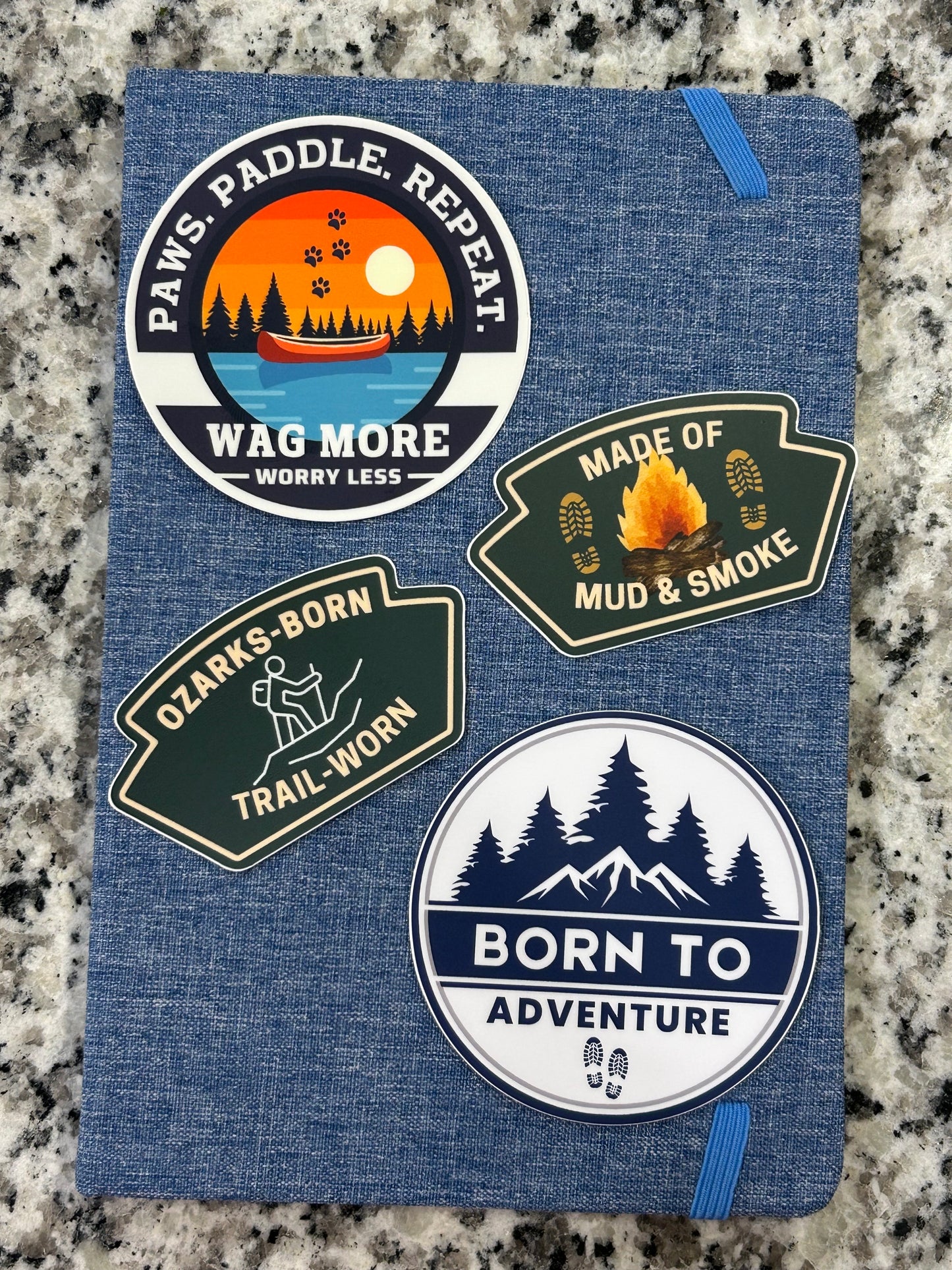 Born to Adventure Vinyl Sticker