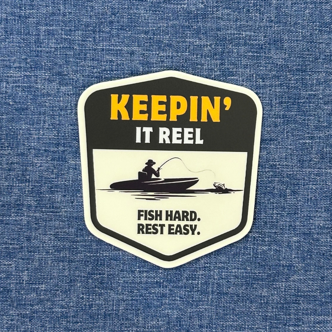 Keepin' it Reel Vinyl Sticker