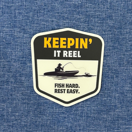 Keepin' it Reel Vinyl Sticker